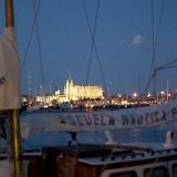 <font size="2"> Aus der Ferne vom Sportboothafen aus betrachtet ist die Kirche immer noch ein prächtiges Gebäude. Auch hier lohnt wieder ein Besuch in der "Blauen Stunde".<br /> <font size="2"> Aus der Ferne vom Sportboothafen aus betrachtet ist die Kirche immer noch ein prächtiges Gebäude. Auch hier lohnt wieder ein Besuch in der "Blauen Stunde".<br />